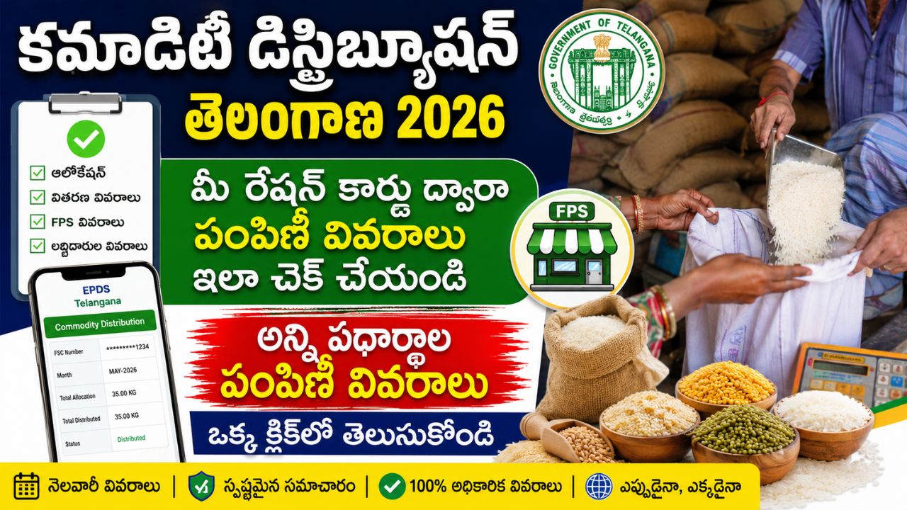 Commodity Distribution Telangana