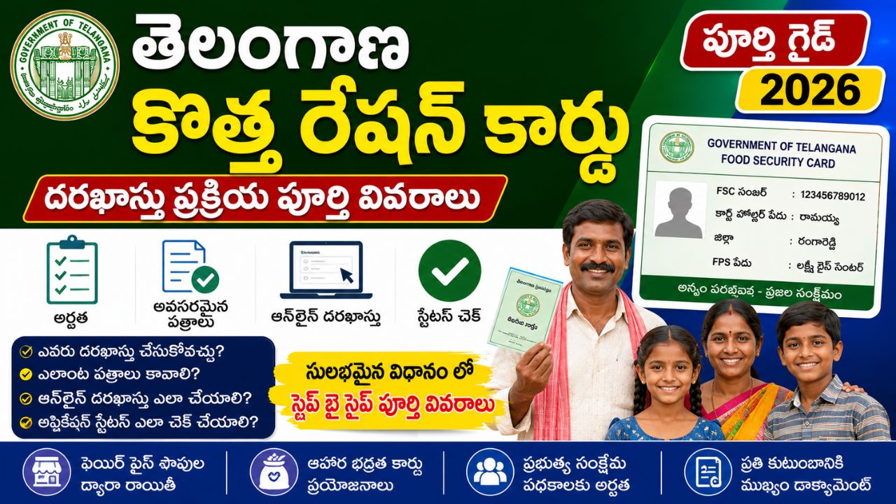 New Telangana Ration Card